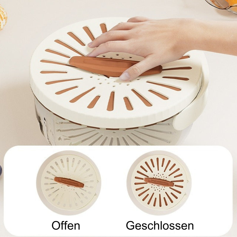 Haustopia – 2in1 Abtropfsieb & Aufbewahrungsbehälter